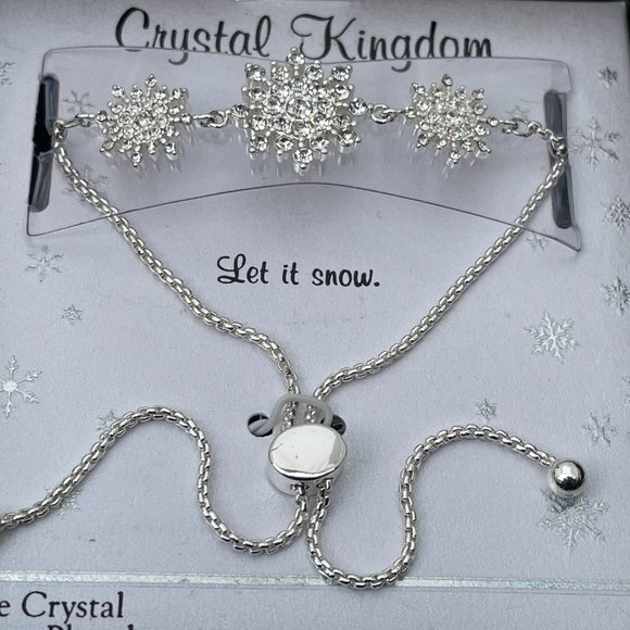 Crystal Kingdom Bracelet Sterling silver adjustabl - Picture 5 of 7